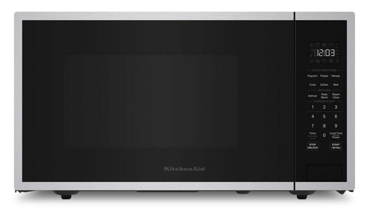 KitchenAid 1,6 Cu. Fort. Micro-ondes de comptoir – Acier inoxydable - YKMCS122SSS | Four à micro-ondes de comptoir KitchenAid de 1,6 pi3 - acier inoxydable - YKMCS122SSS