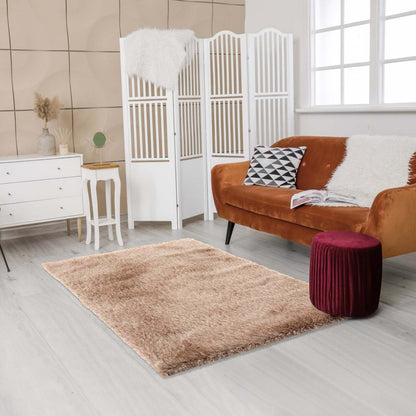 Tapis Harlow doré à poils longs – 7'9 x 9'5 | Tapis à poils longs Harlow dorée - 7 pi 9 po x 9 pi 5 po | HARLGD08