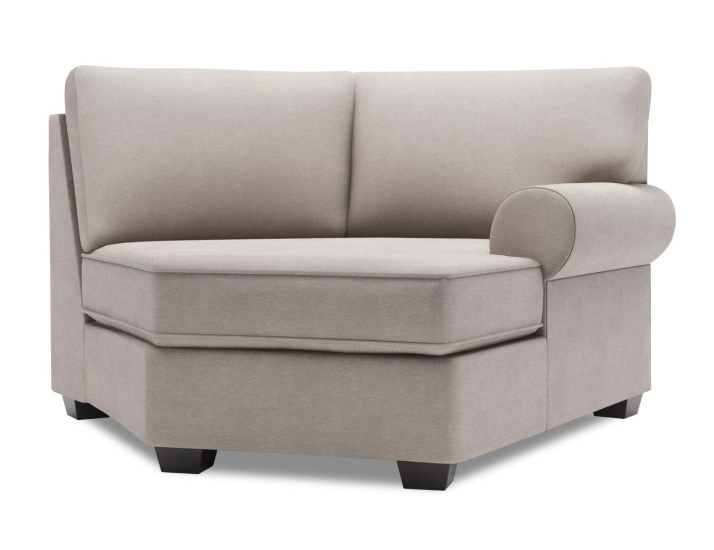 Sofa Lab Roll RAF Cuddler - Pax Slate | Fauteuil Cuddler de droite Roll de la collection Sofa Lab - Pax Slate | RO863049