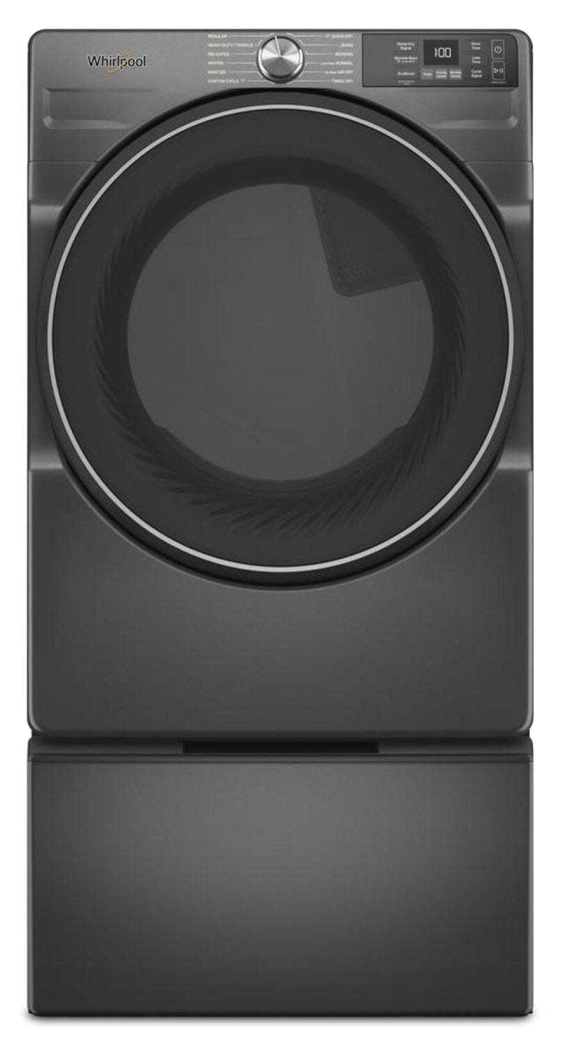 Whirlpool 7,4 pi³ Sécheuse à gaz intelligente avec Wrinkle ShieldMC - volcan noir - WGD5720RU | Sécheuse à gaz intelligente Whirlpool de 7,4 pi³ avec Wrinkle ShieldMC - volcan noir - WGD5720RU | WGD5720U