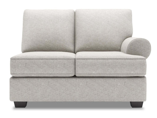 Canapé Lab Roll RAF Causeuse - Luxe Argent | Causeuse de droite Roll de la collection Sofa Lab - Luxe Argent | RO222793