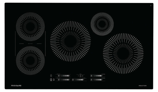 Frigidaire 36 5-Element Induction Cooktop - Black - FCCI3627AB | Surface de cuisson à induction Frigidaire de 36 po à 5 éléments - noire - FCCI3627AB