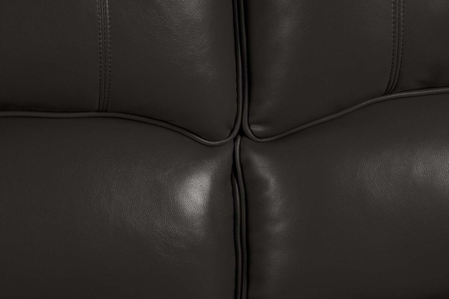 Causeuse à inclinaison électrique Chandler 60 en tissu d'apparence cuir - Gris | Causeuse à inclinaison électrique Chandler de 60 po en tissu d'apparence cuir - gris