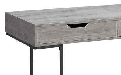 Bureau Butler 47.25 avec 2 tiroirs - Gris|Bureau Butler de 47,25 po à 2 tiroirs - gris