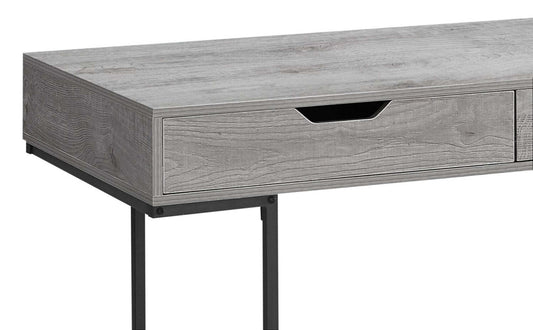 Bureau Butler 47.25 avec 2 tiroirs - Gris|Bureau Butler de 47,25 po à 2 tiroirs - gris