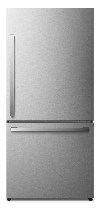 Réfrigérateur Hisense de 31 17 pi³ à congélateur inférieur - titane - RB17A2CSE | Hisense 31 17 Cu. Ft. Bottom-Mount Refrigerator - Titanium - RB17A2CSE