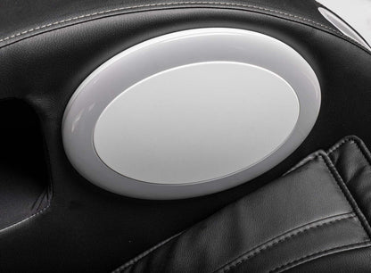 Fauteuil de massage Urban de Panasonic de 29,5 po en tissu d’apparence cuir avec Bluetooth et port USB - noir