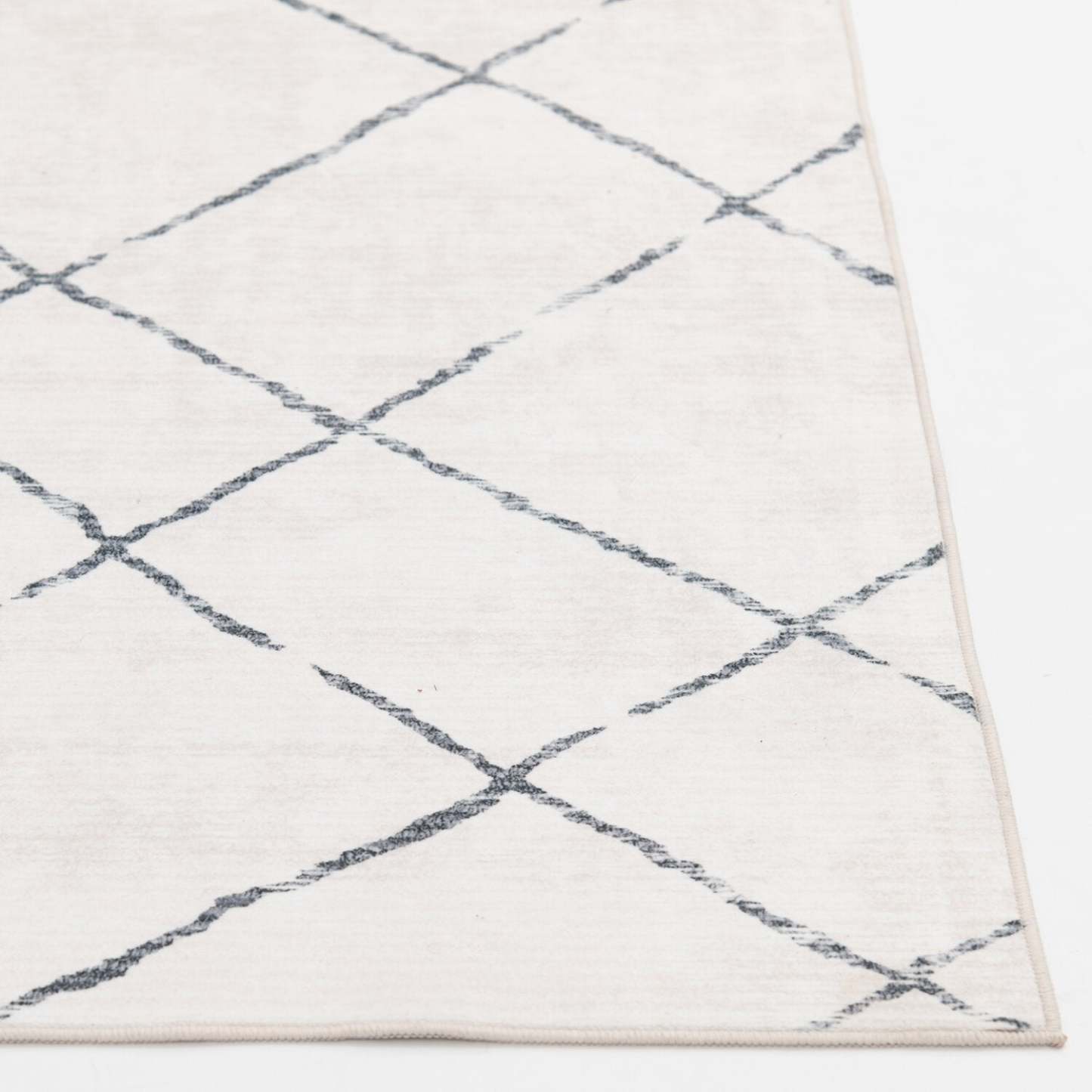 Tapis lavable ivoire Selin – 5' x 7' | Tapis Selin ivoire lavable - 5 pi x 7 pi