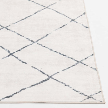 Tapis lavable ivoire Selin – 5' x 7' | Tapis Selin ivoire lavable - 5 pi x 7 pi