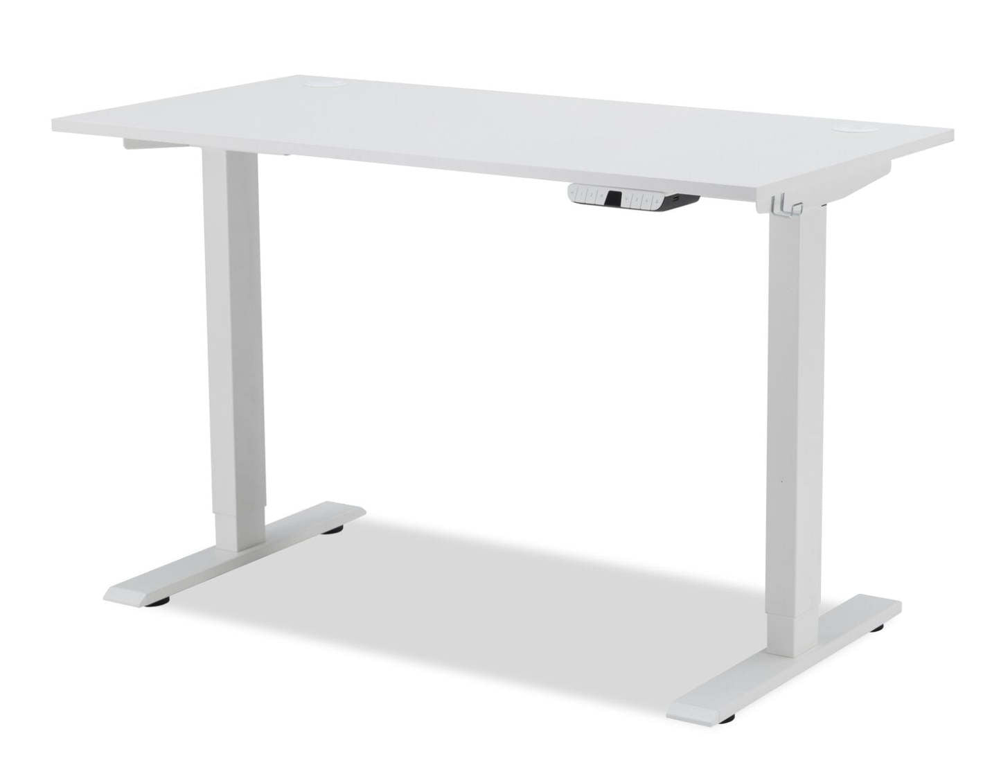 Carson 47.2 Dual-Motor Lift Office Desk - Matte White|Bureau relevable Carson de 47,2 po à deux moteurs - blanc mat