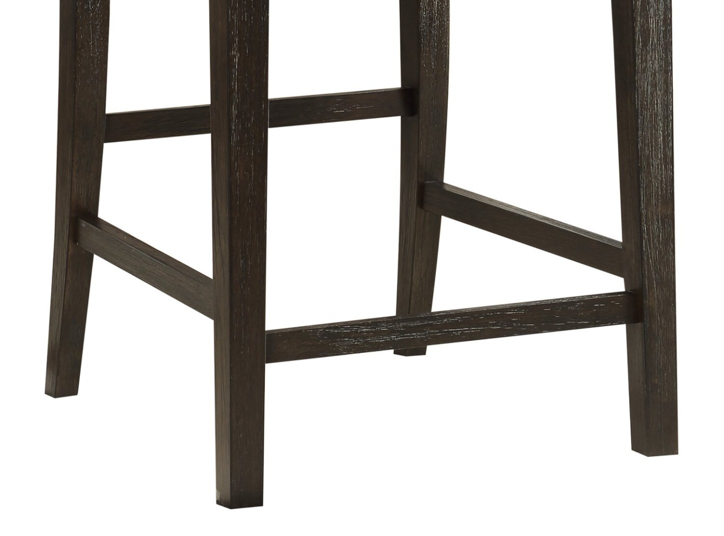 Lane 3pc Counter-Height Dining Set with Table & 2 Chairs, Built-in Shelves & USB, 36.5W - Brown | Ensemble de salle à manger Lane 3 pièces de hauteur comptoir avec table de 36,5 po (L), tablettes et port USB intégrées, et 2 chaises - brun