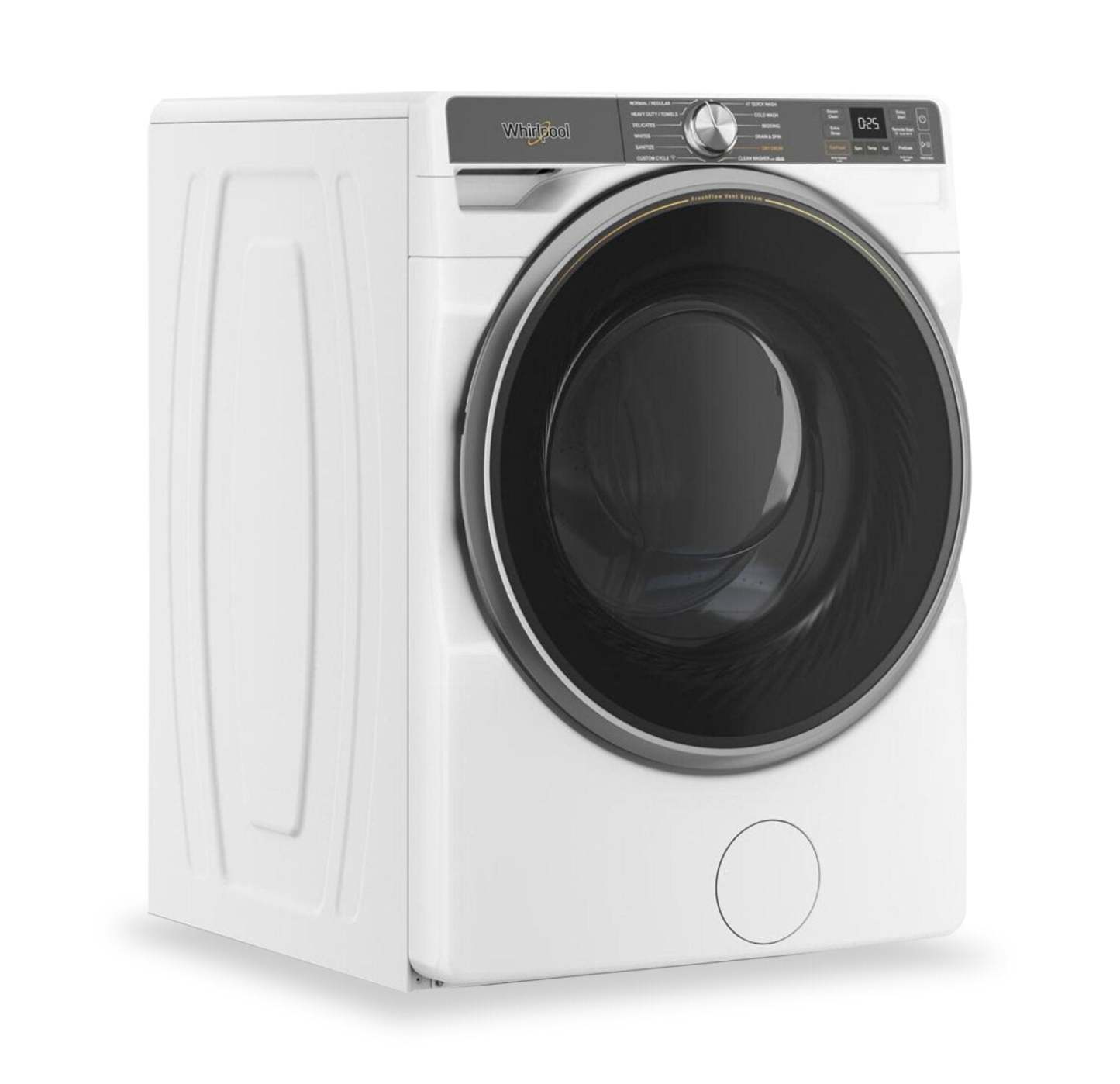 Laveuse Whirlpool à chargement frontal de 5,8 pi³ avec système de ventilation FreshFlowMC et lavage intelligent par IA - WFW6720RW | WFW6720W