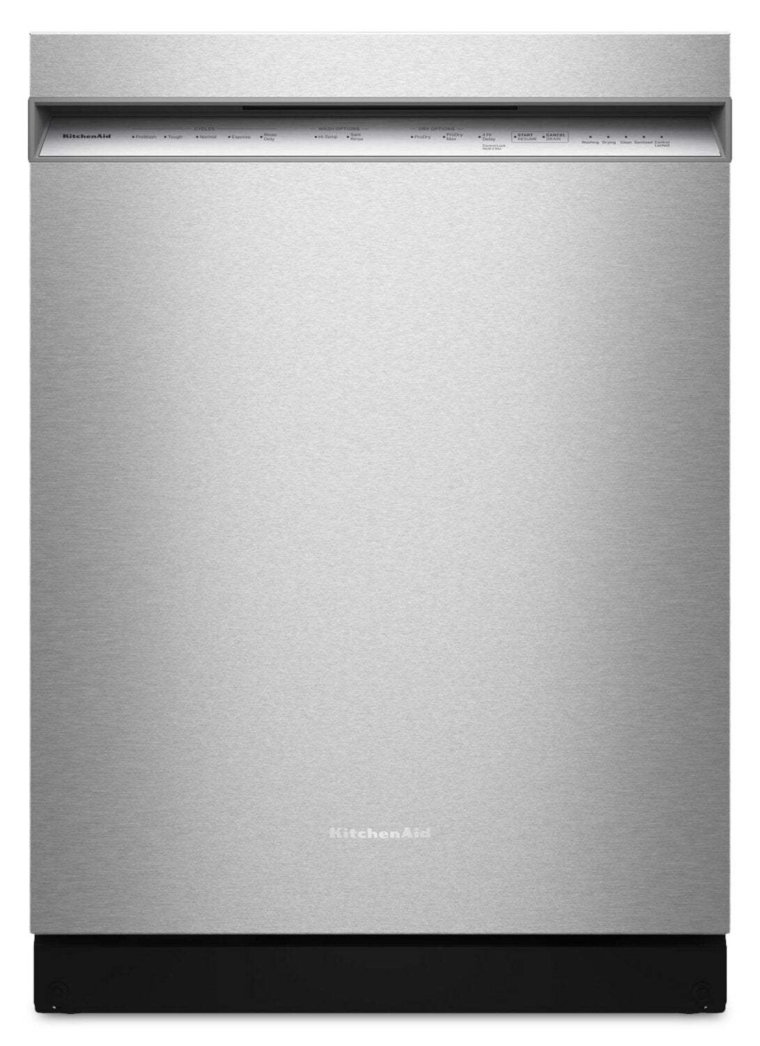 Lave-vaisselle KitchenAid de 24 po et de 47 dBA avec panier à ustensiles sur le troisième niveau - acier inoxydable PrintShieldMC - KDFS224SPS