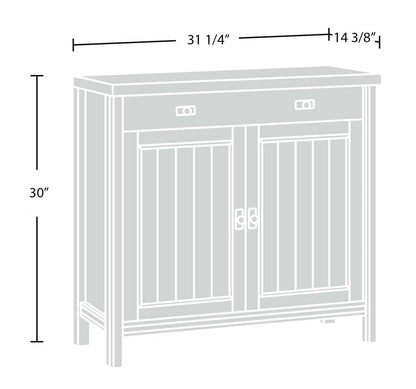 Costa 31.3 Accent Storage Cabinet - Chalked Chestnut|Armoire de rangement décoratif Costa de 31,3 po - marron blanc