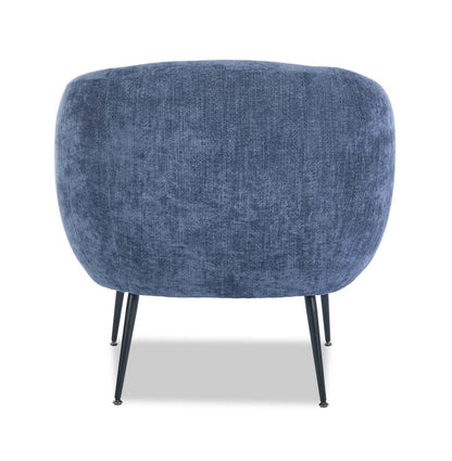Fauteuil d'appoint en tissu bouclé Nova 28.7 - Bleu | Fauteuil d'appoint Nova de 28,7 po en tissu bouclé - bleu