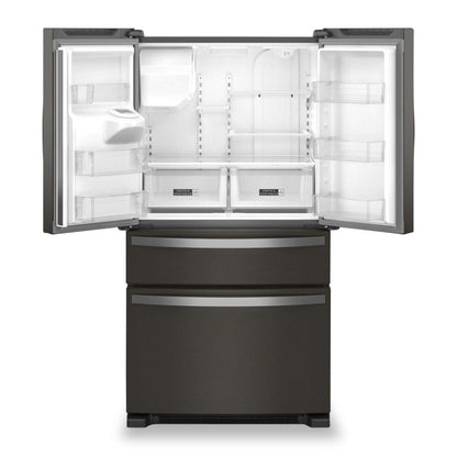 Réfrigérateur Whirlpool de 36 po et de 24,5 pi³ à portes françaises - acier inoxydable noir - WRMF3636RV | WRMF36RV