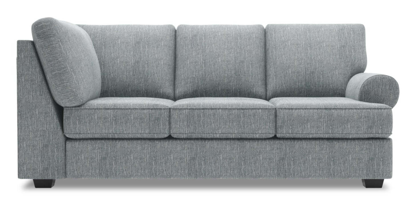 Sofa Lab Roll RAF Sofa Return - Luna Pewter | Canapé de droite pour rallonge Roll de la collection Sofa Lab - Luna Pewter | RO162291