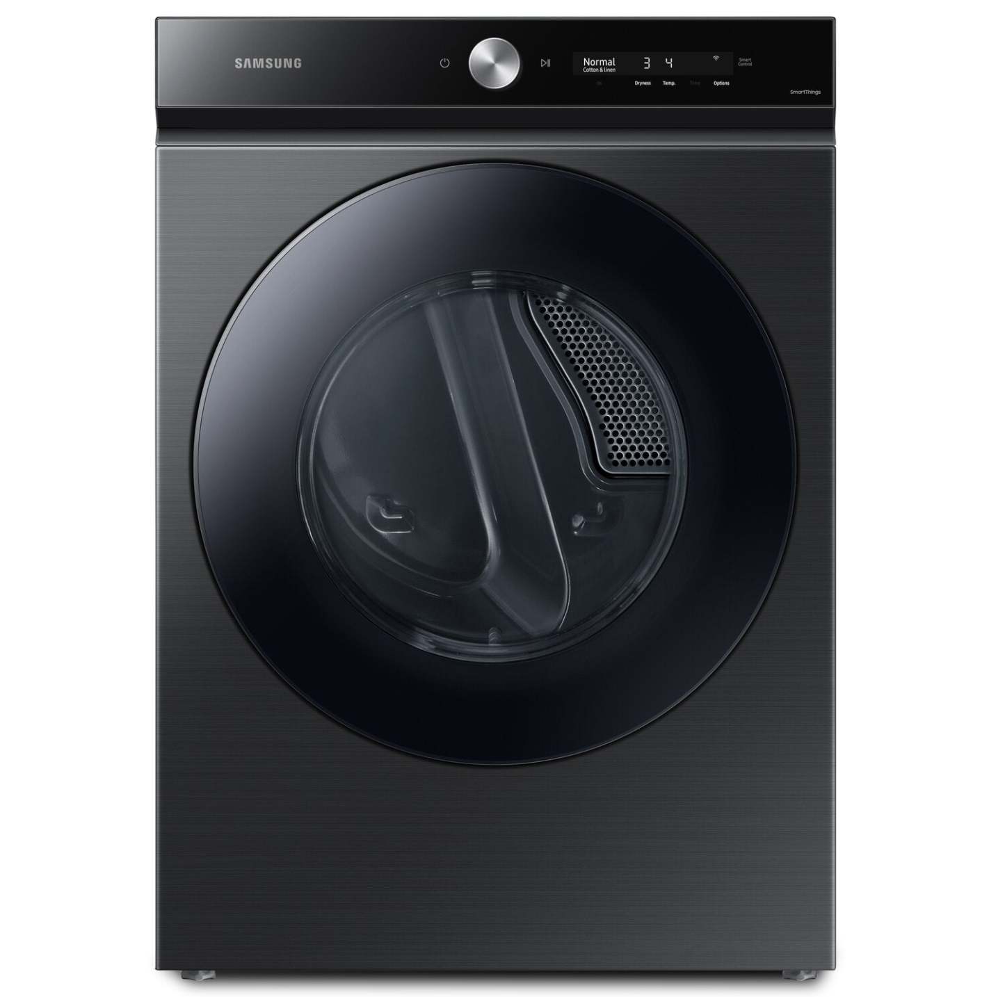 Samsung 7,6 pi³ Sécheuse électrique avec vapeur - Acier inoxydable noir - Superposable - DVE53BB8700VAC | Sécheuse électrique Samsung de 7,6 pi³ avec vapeur - acier inoxydable noir - superposable - DVE53BB8…