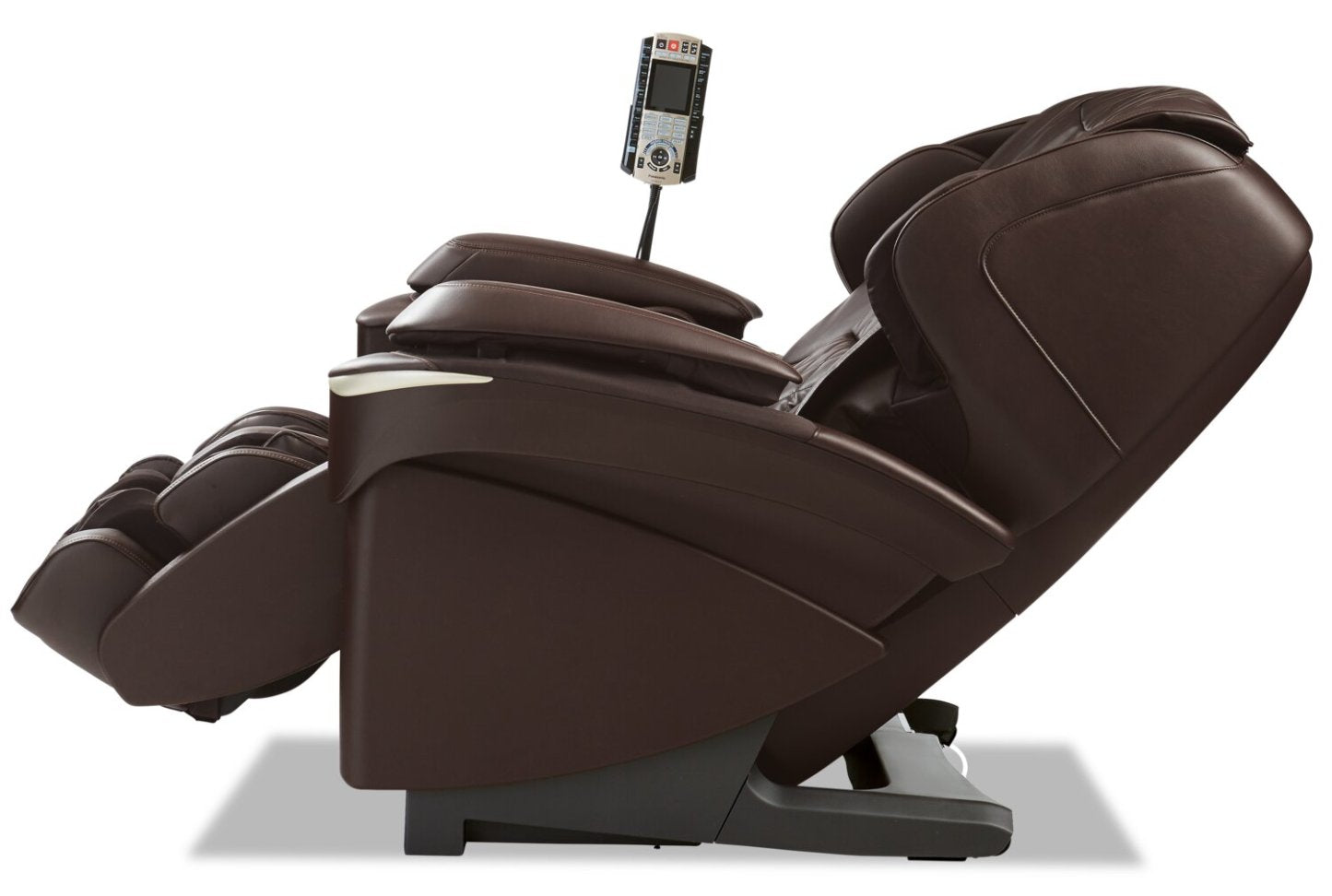 Fauteuil inclinable de massage Panasonic Real Pro ULTRA Prestige™ 35,4 en cuir synthétique de haute qualité - brun