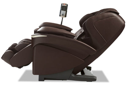 Fauteuil inclinable de massage Panasonic Real Pro ULTRA Prestige™ 35,4 en cuir synthétique de haute qualité - brun