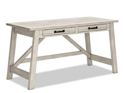 Bureau Carynhurst de 60,13 po à 2 tiroirs - blanchi