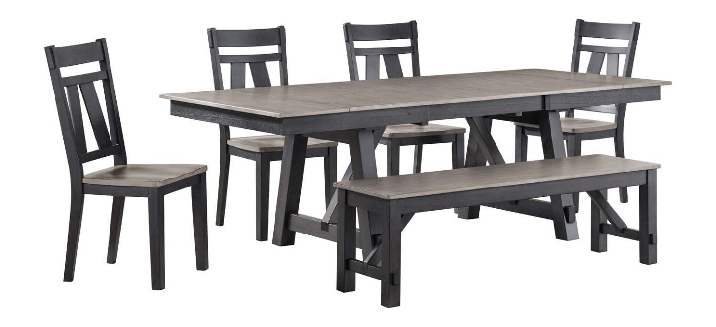 Banc de salle à manger Zao, mélamine, 60 W - Marron | Banc de salle à manger Zao de 60 po (L) en mélamine - brun