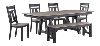 Banc de salle à manger Zao, mélamine, 60 W - Marron | Banc de salle à manger Zao de 60 po (L) en mélamine - brun