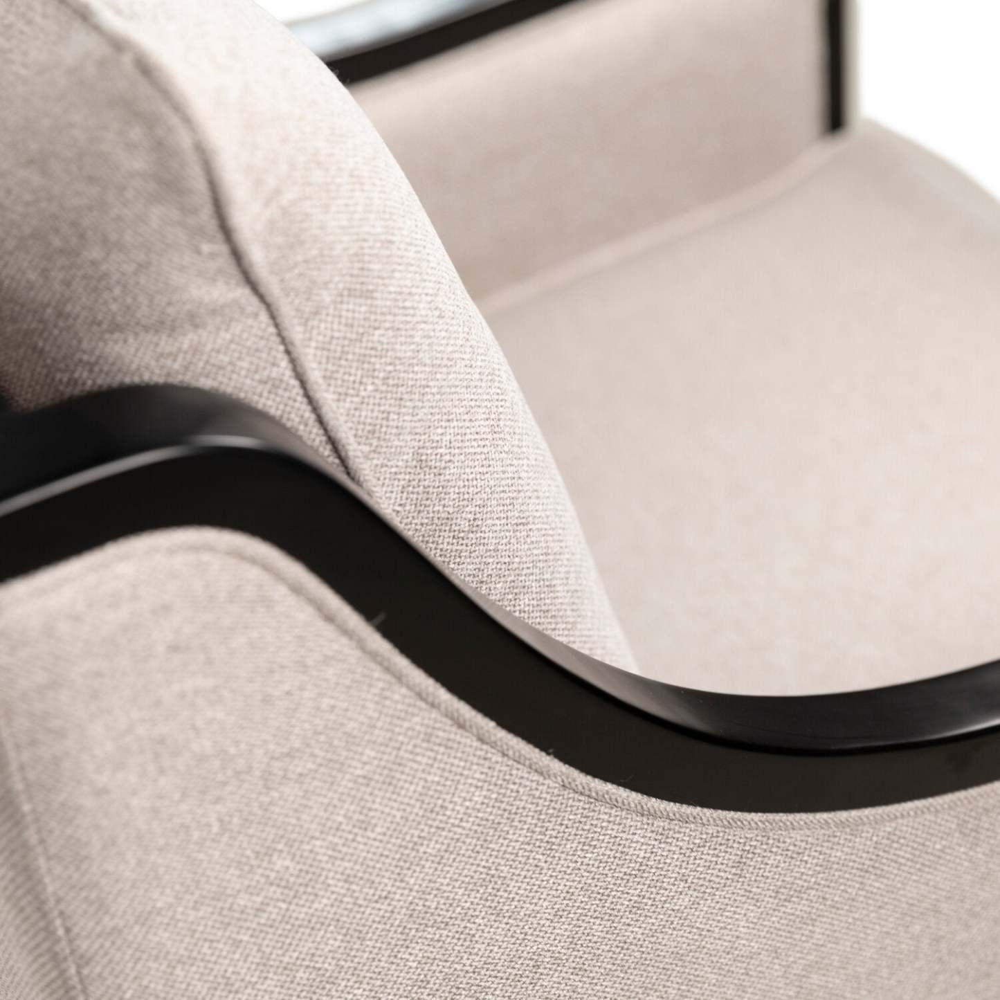 Posh 28.14 Fabric Accent Chair with Removable Back and Seat Cushions and Wood Legs - Beige | Fauteuil d’appoint Posh de 28,14 po en tissu avec coussins de dossier et de siège amovibles et pattes en bois - beige