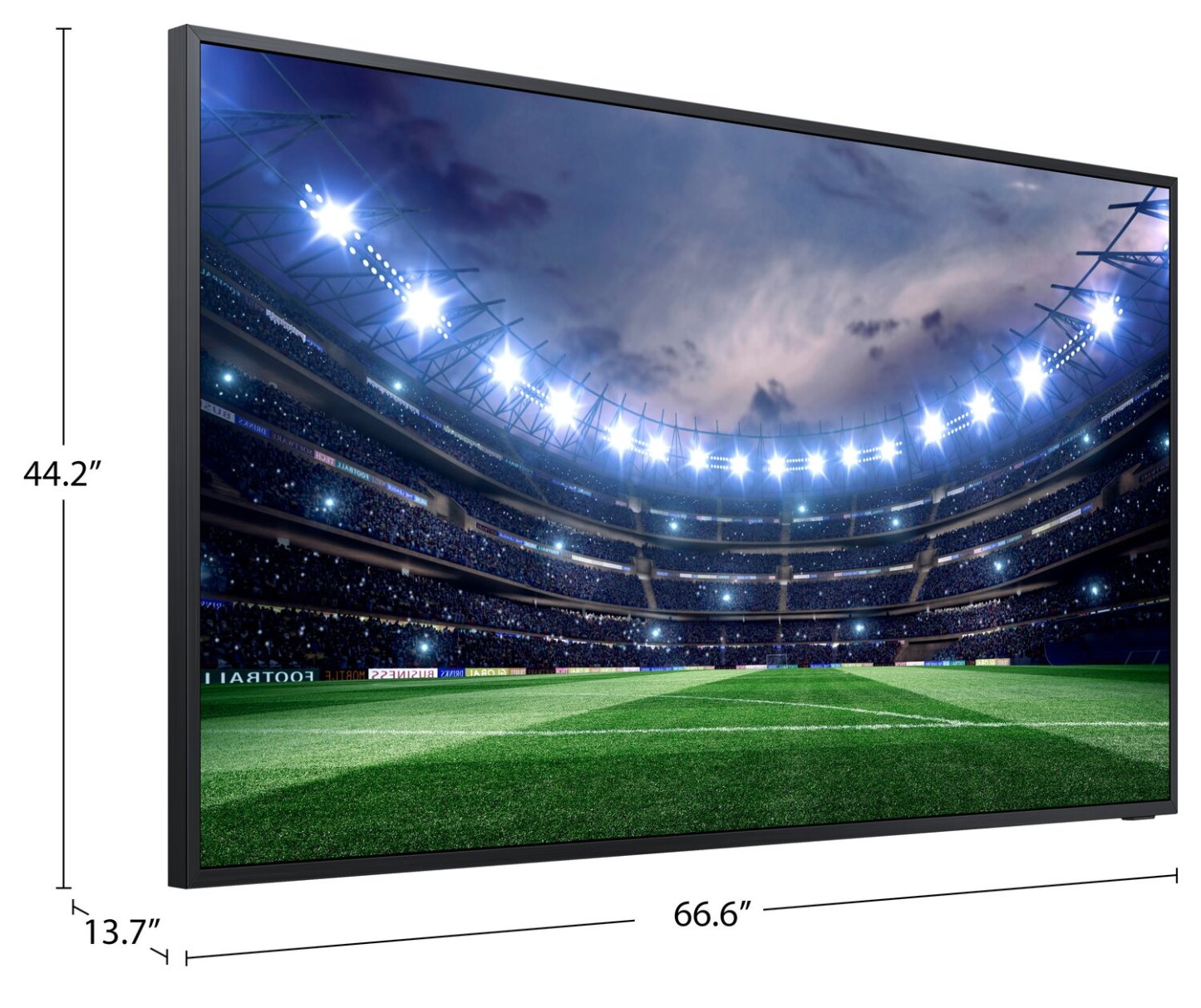 SAMSUNG 75 The Terrace Full Sun Neo QLED 4K Neo Quantum HDR+ 120 Hz IP56 Smart TV extérieure (QN75LST9DAFXZC) | Téléviseur Neo QLED La Terrasse LST9D de Samsung 4K de 75 po pour l'extérieur zone plein soleil