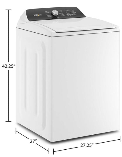 Laveuse Whirlpool à chargement par le haut de 5,2 pi³ - blanche - WTW5015LW