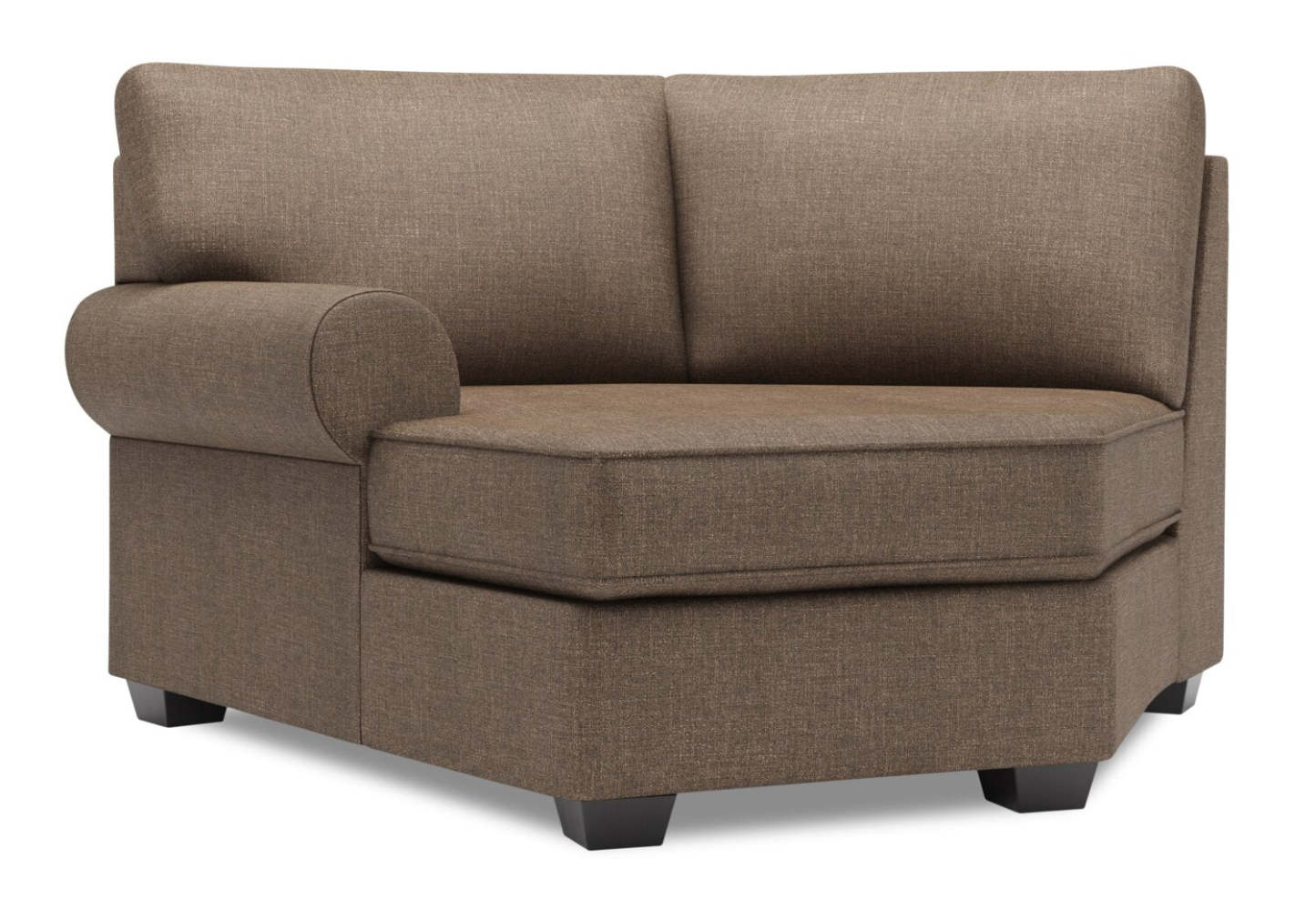 Canapé Lab Roll LAF Cuddler - Luna Praline | Fauteuil Cuddler de gauche Roll de la collection Sofa Lab - Luna Praline | RO872591