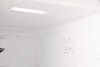 Unique Classique Rétro 24 11 Pi Cu. Réfrigérateur à congélateur supérieur – Blanc guimauve - UNQ-310L W TM | Réfrigérateur Classic Rétro d'Unique de 24 po et de 11 pi3 à congélateur supérieur - blanc guimauve - UNQ-310L W TM