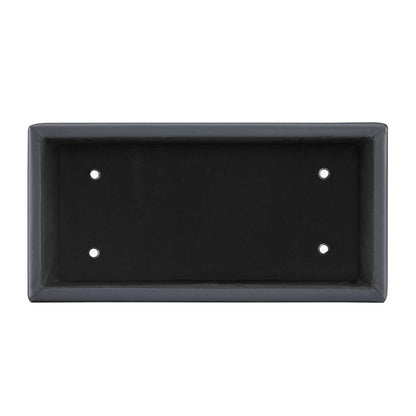 Edmonton 32 Storage Ottoman - Navy Faux Leather|Pouf de rangement Edmonton de 32 po - similicuir bleu marine