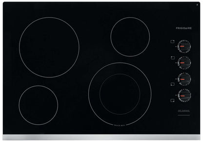 Table de cuisson électrique Frigidaire 30 à 4 éléments - Acier inoxydable - FFEC3025US | Surface de cuisson électrique Frigidaire de 30 po à 4 éléments - acier inoxydable - FFEC3025US