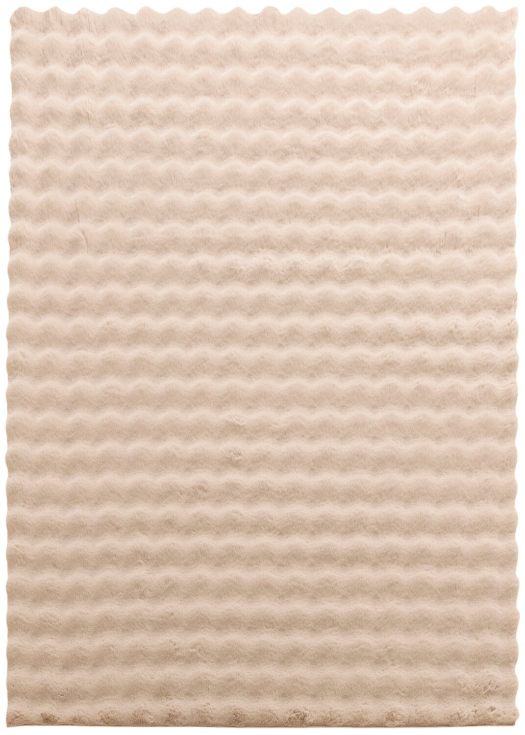 Tapis en fausse fourrure taupe à bulles avec envers en mousse à mémoire de forme – 7' x 10' | Tapis Bubble en fausse fourrure taupe avec revers en mousse à mémoire de forme - 7 pi x 10 pi | BUBBTP08