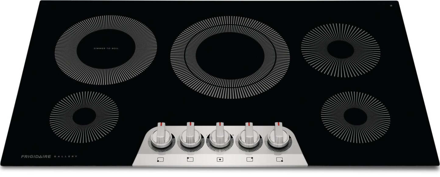 Frigidaire Gallery 36 5-Element Electric Cooktop - Stainless Steel - GCCE3670AS | Surface de cuisson électrique Frigidaire Gallery de 36 po à 5 éléments - acier inoxydable - GCCE3670…