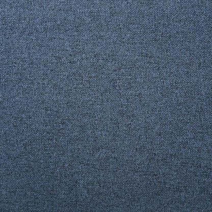 Sofa-lit sectionnel réversible Eden 2 pièces en tissu avec fauteuil long de rangement et coussins de dossier amovibles - bleu