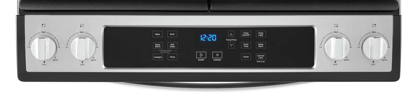 Cuisinière à gaz Whirlpool de 5 pi³ avec nettoyage automatique - acier inoxydable - WEG515S0LS