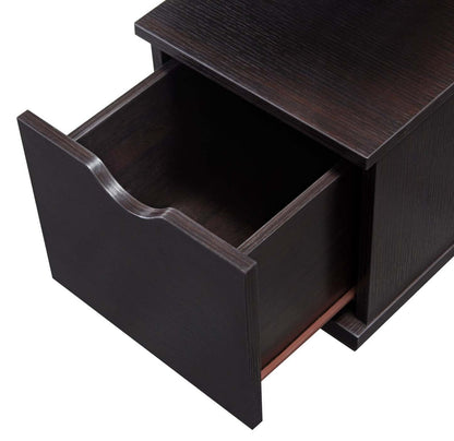 Torry 11.5 Chairside Table with Drawer - Red Cocoa|Table de fauteuil Torry de 11,5 po avec tiroir - rouge cacao