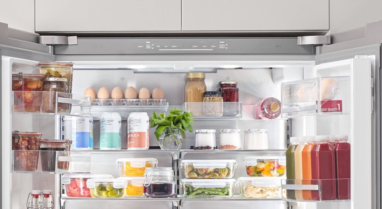 Réfrigérateur Bosch de 20,8 pi³ à portes françaises de profondeur comptoir - B36CT81ENS | Réfrigérateur Bosch 20,8 pi³ à portes françaises de profondeur comptoir - B36CT81ENS | B36CT8SS