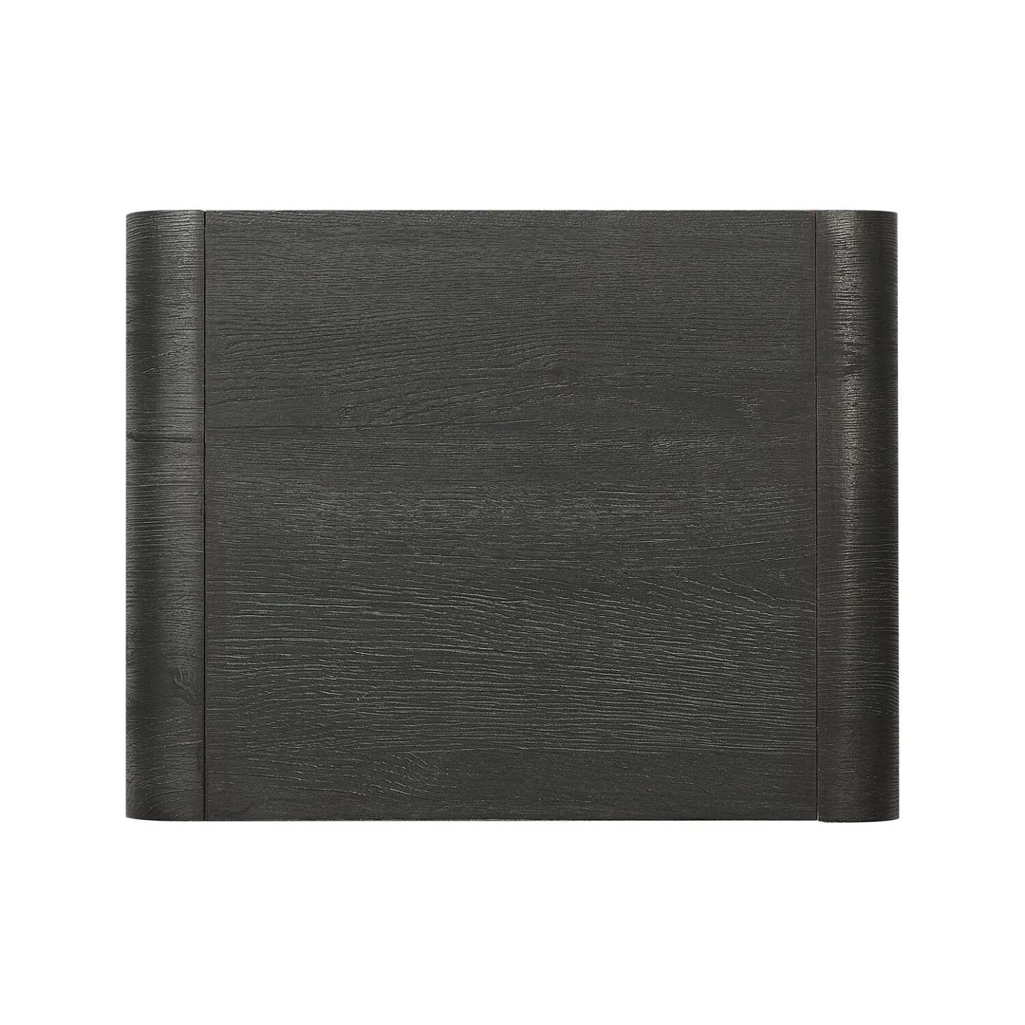 Table de chevet Odin avec étagère de rangement, 18 L x 25,75 H - Noir | Table de nuit Odin de 18 po (l) x 25,75 po (H) avec tablette de rangement - noire