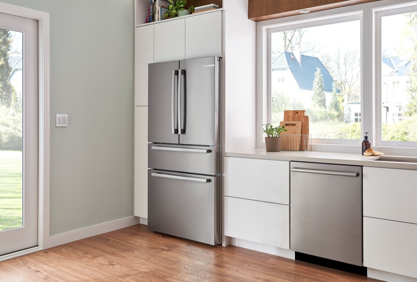 Réfrigérateur Bosch de série 800 de 21 pi3 à portes françaises - B36CL80SNS | Réfrigérateur Bosch Série 800 21 Cu. Fort. Porte française - B36CL80SNS | B36CL80S