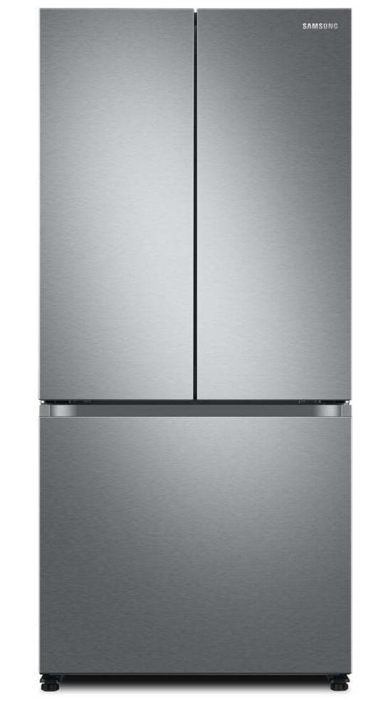 Réfrigérateur Samsung de 33 po et de 17,5 pi³ à portes françaises de profondeur de comptoir - acier inoxydable - RF18A5101SR/AA