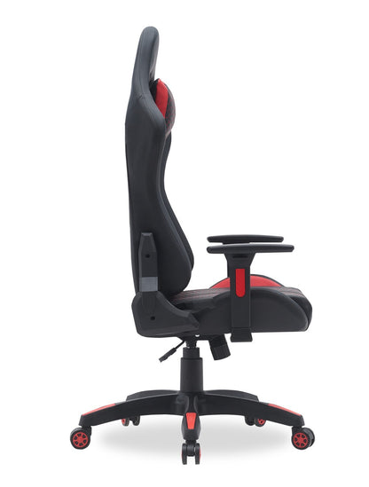Chaise de jeu ergonomique Hawk 27,5" - Noir et rouge | Fauteuil de jeu ergonomique Hawk de 27,5 po - noir et rouge