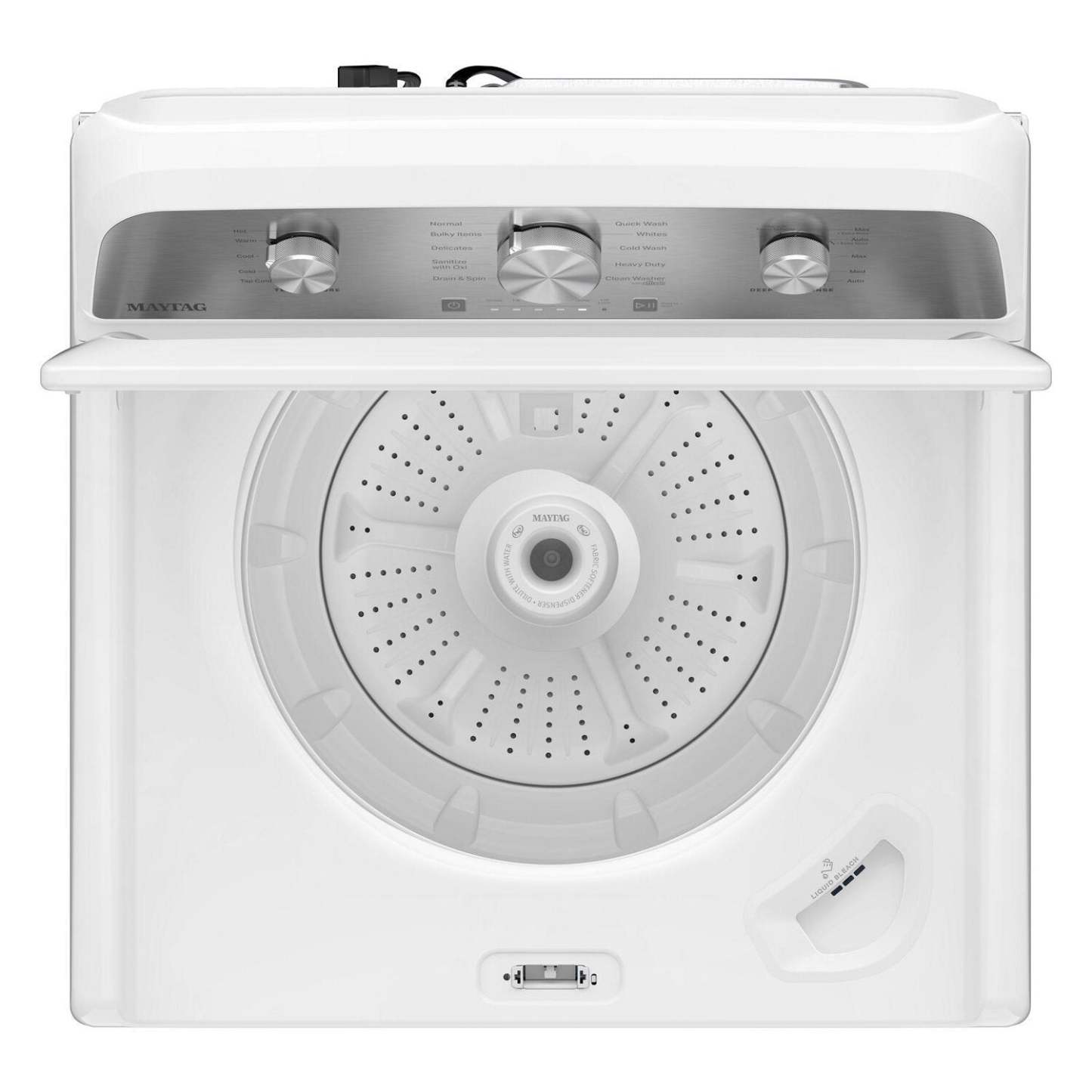 Maytag 4,8 Cu. Fort. Laveuse à chargement par le haut – Blanc - MTW4205SW | Laveuse Maytag à chargement par le haut de 4,8 pi3 - blanche - MTW4205SW