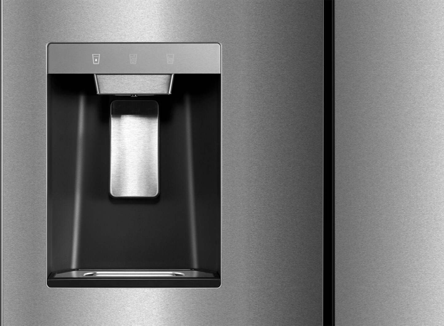 Midea 36 29.3 Cu. Ft. Réfrigérateur intelligent à portes françaises - Acier inoxydable - MRF29D2AST | Réfrigérateur intelligent Midea de 36 po et de 29,3 pi³ à portes françaises - acier inoxydable - MRF29D2AST | MRF29D2S