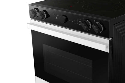 Cuisinière électrique intelligente encastrée Samsung de 6,3 pi³ avec caméra de quatre - verre blanc - NSE6DB870012AC | Samsung 6,3 Cu. Fort. Cuisinière électrique intelligente encastrable avec caméra de four - Verre blanc - …