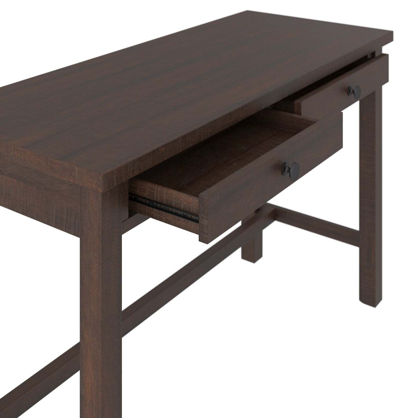 Bureau Camiburg 47.25 avec 2 tiroirs - Marron|Bureau Camiburg de 47,25 po àc 2 tiroirs - brun