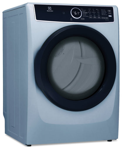 Sécheuse électrique Electrolux de 8 pi³ avec vapeur - bleu glacier - superposable - ELFE743CAG | Electrolux 8 Cu. Fort. Sécheuse électrique à vapeur - Bleu glacier - Empilable - ELFE743CAG