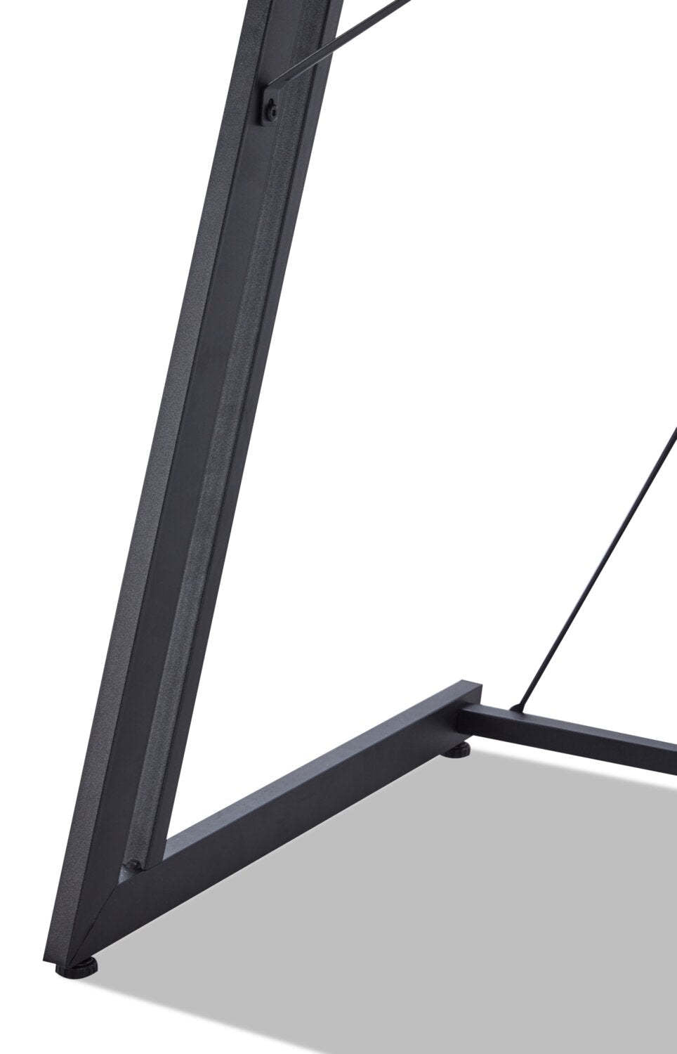 Sparta 48 Gaming Office Desk with Raised Monitor Shelf - Black with Red Accents|Bureau de jeu Sparta de 48 po avec tablette surélevée pour moniteur - noir avec touches de rouge